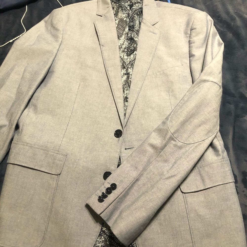Express blazer light gray